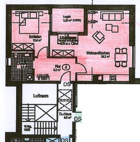 Etagenwohnung Schneverdingen - 2 Zimmer, 63 m&sup2;, 249.000&euro; | Angebot:25698662