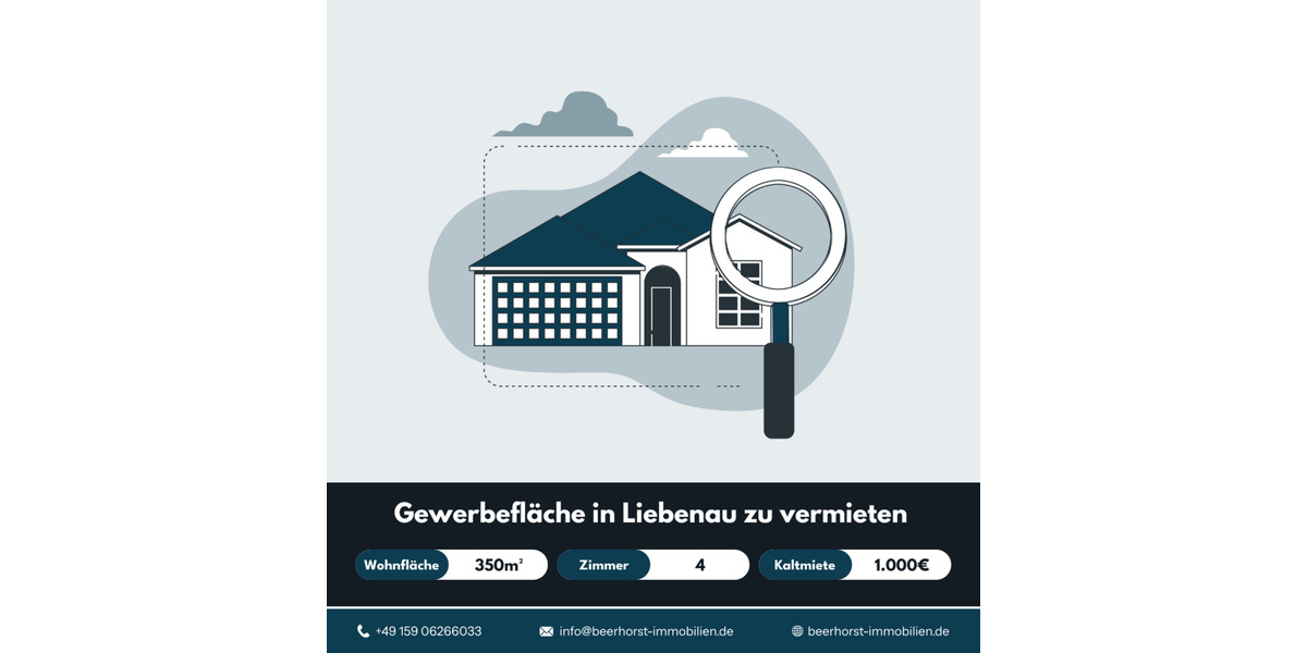 Gewerbeobjekt Liebenau - 1.000&euro; | Angebot:24784980