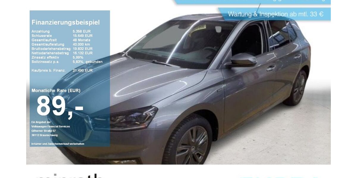 Skoda Fabia 23.689 km 20.970 &euro; Moers 47441