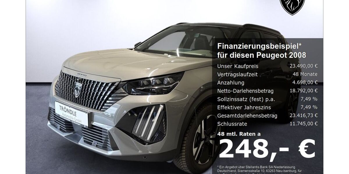 Peugeot 2008 21.200 km 23.490 &euro; Lörrach 79541