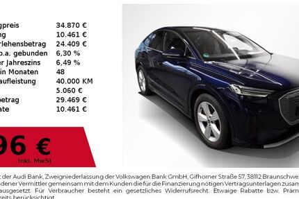 Audi Q4 e-tron 40.100 km 33.780 &euro; Nürnberg 90411