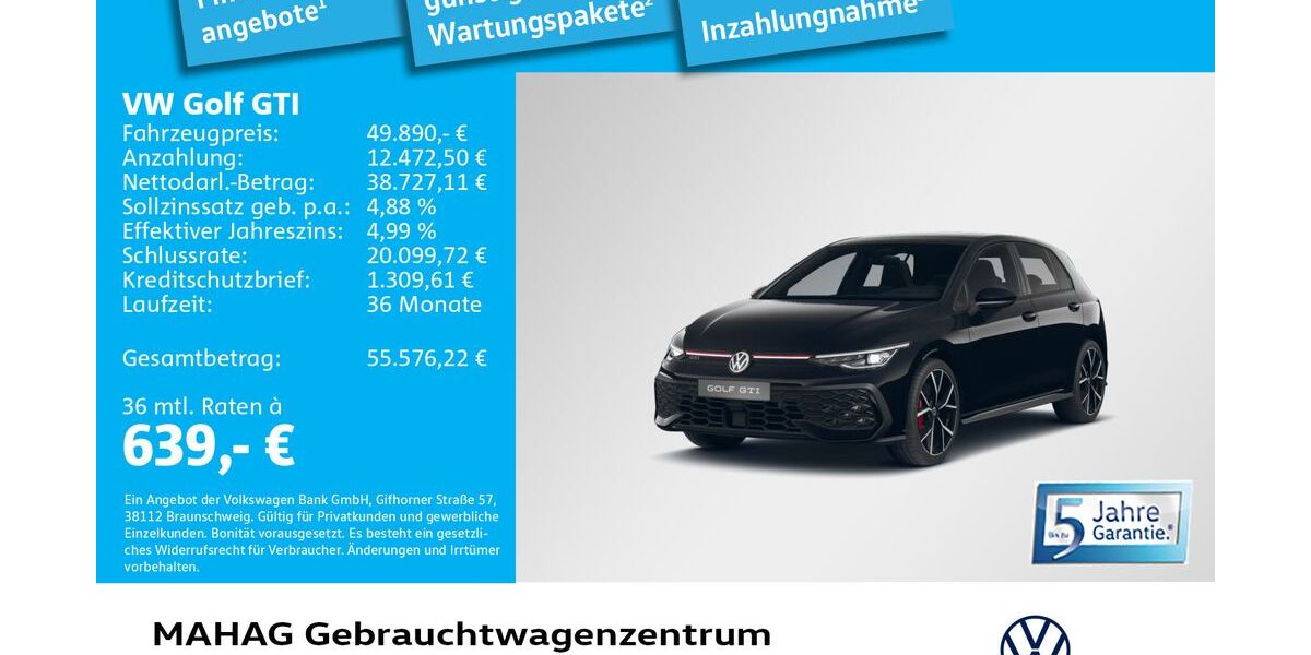 VW Golf 3.000 km 49.890 &euro; München 80935