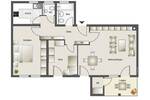 Komfortables Wohnen für jede Lebensphase - Helle Erdgeschoßwohnung mit Loggia und Einbauküche