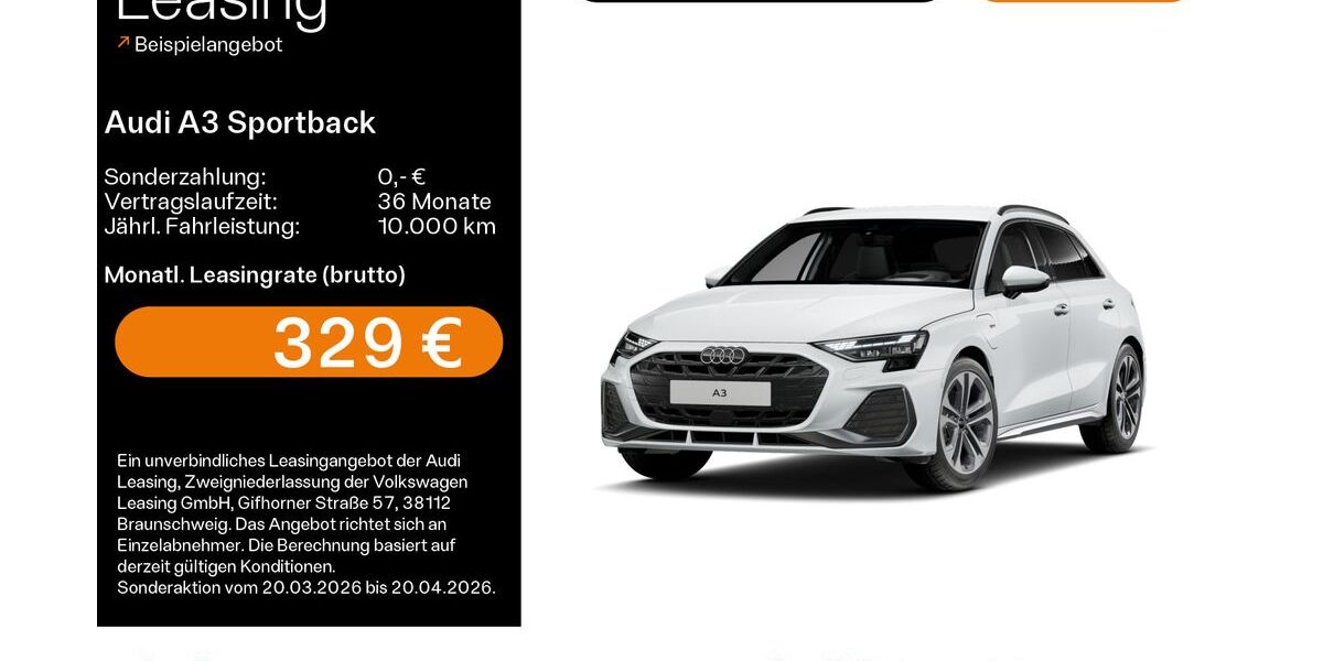 Audi A3 8.517 km 39.980 &euro; Hofheim 65719