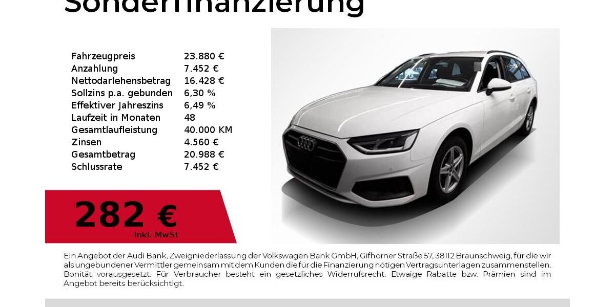 Audi A4 62.700 km 23.880 &euro; Nürnberg 90411