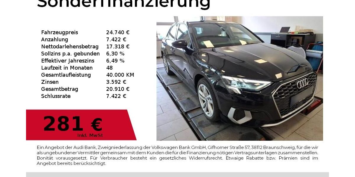 Audi A3 47.100 km 24.740 &euro; Lauf an der Pegnitz 91207