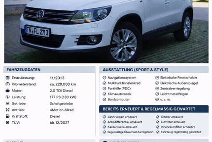 VW Tiguan 220.000 km 9.500 &euro; Mandern 54429