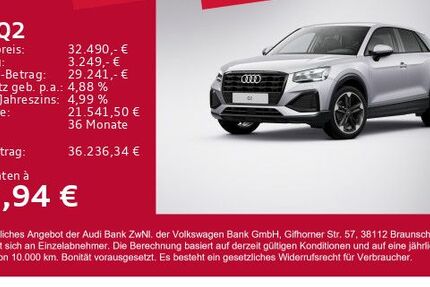 Audi Q2 5.800 km 32.180 &euro; Gersthofen 86368