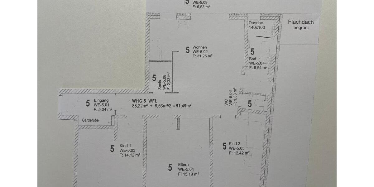 Etagenwohnung Bruchsal - 4 Zimmer, 91 m&sup2;, 1.463&euro; | Angebot:25992494