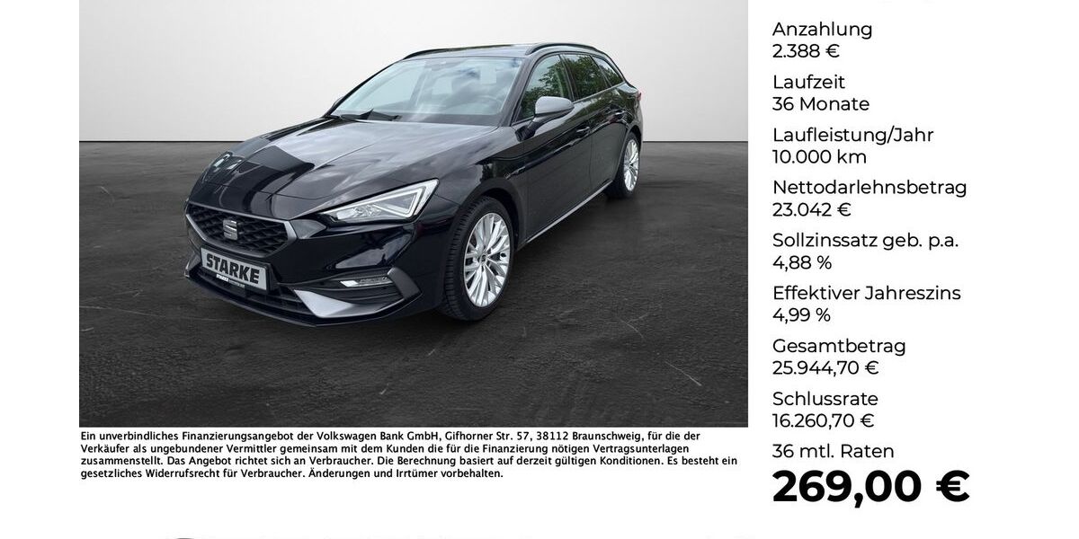 Seat Leon 56.172 km 24.645 &euro; Osnabrück 49078