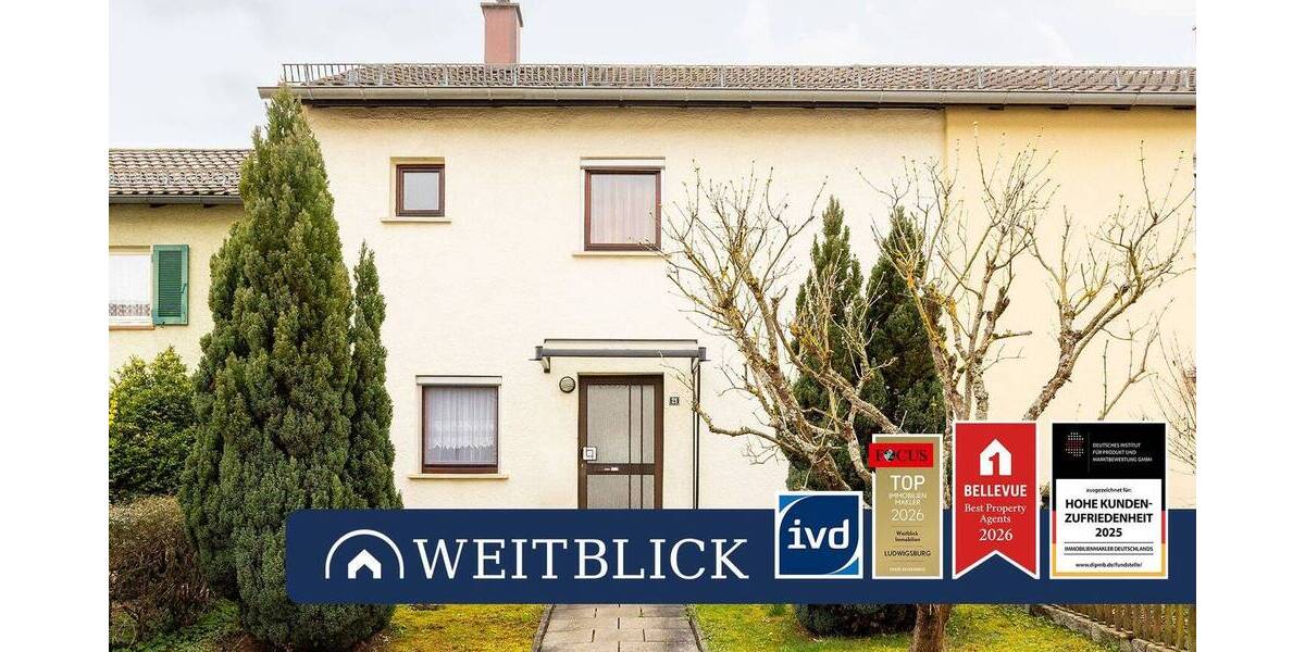 Reihenmittelhaus Reutlingen Römerschanze - 3 Zimmer, 65 m&sup2;, 199.000&euro; | Angebot:25928962