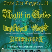Into The Crypts II ... - mit Night In Gales, Voidhaven und Hallucinate