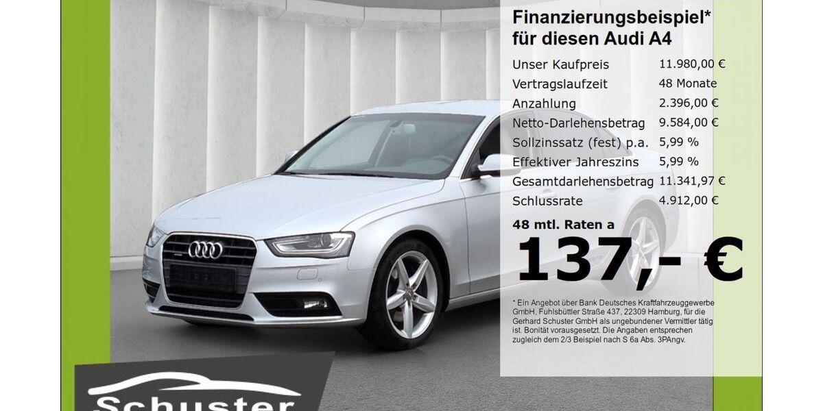 Audi A4 170.629 km 11.980 &euro; Ruhstorf 94099