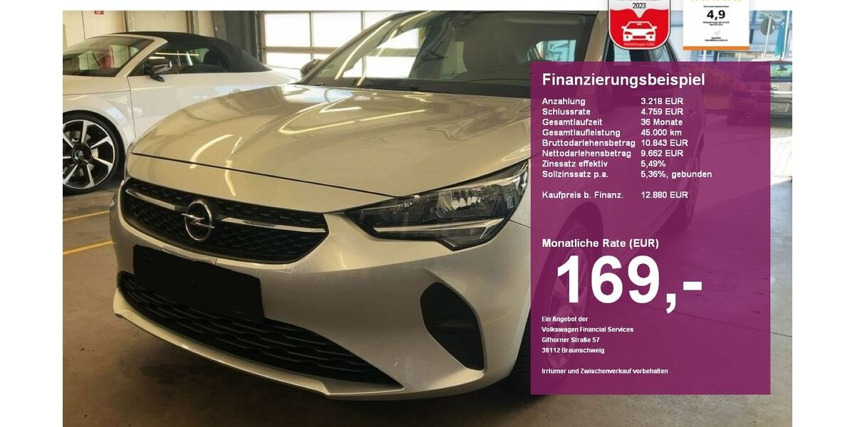 Opel Corsa 21.500 km 12.880 &euro; Albbruck 79774