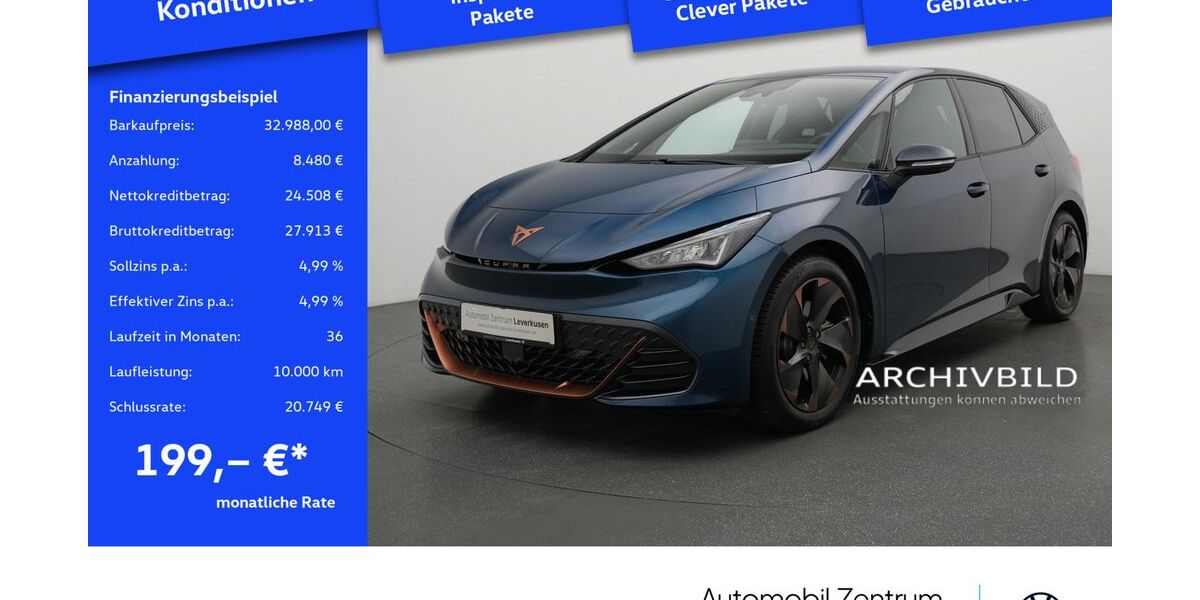 Cupra Born 12.089 km 32.988 &euro; Leverkusen 51379