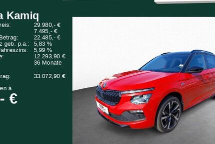 Skoda Kamiq 29.200 km 27.980 &euro; Rödermark 63322