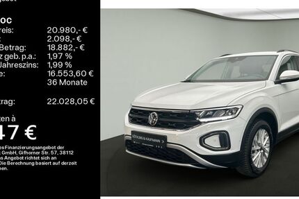 VW T-Roc 24.343 km 20.680 € Hofheim 65719
