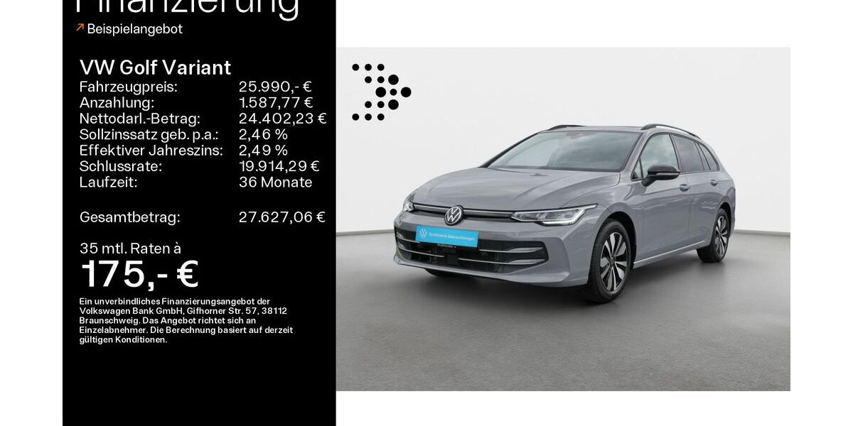 VW Golf 14.600 km 25.990 &euro; Bad Kissingen 97688
