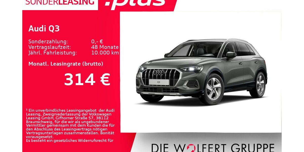 Audi Q3 8.564 km 32.480 &euro; Großwallstadt 63868