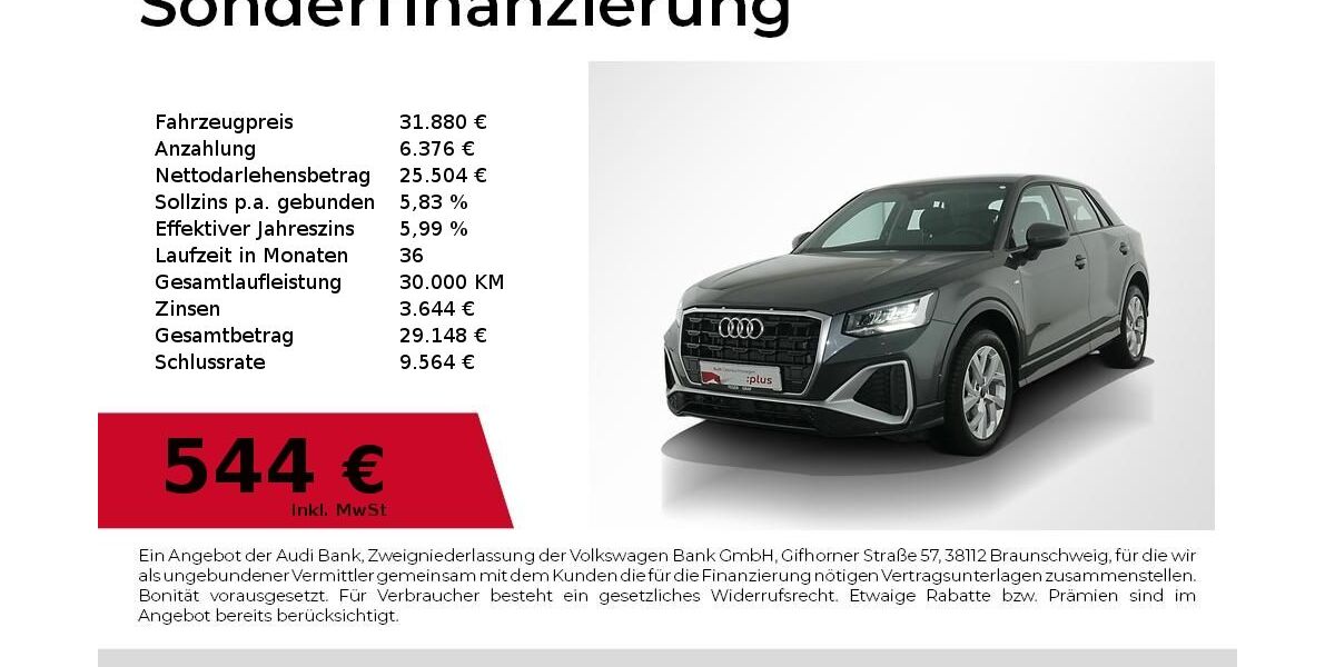 Audi Q2 21.300 km 31.880 &euro; Nürnberg 90441