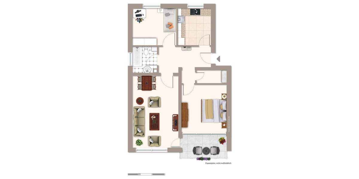 Etagenwohnung Hildesheim Itzum - 3 Zimmer, 75 m&sup2;, 650&euro; | Angebot:25567371