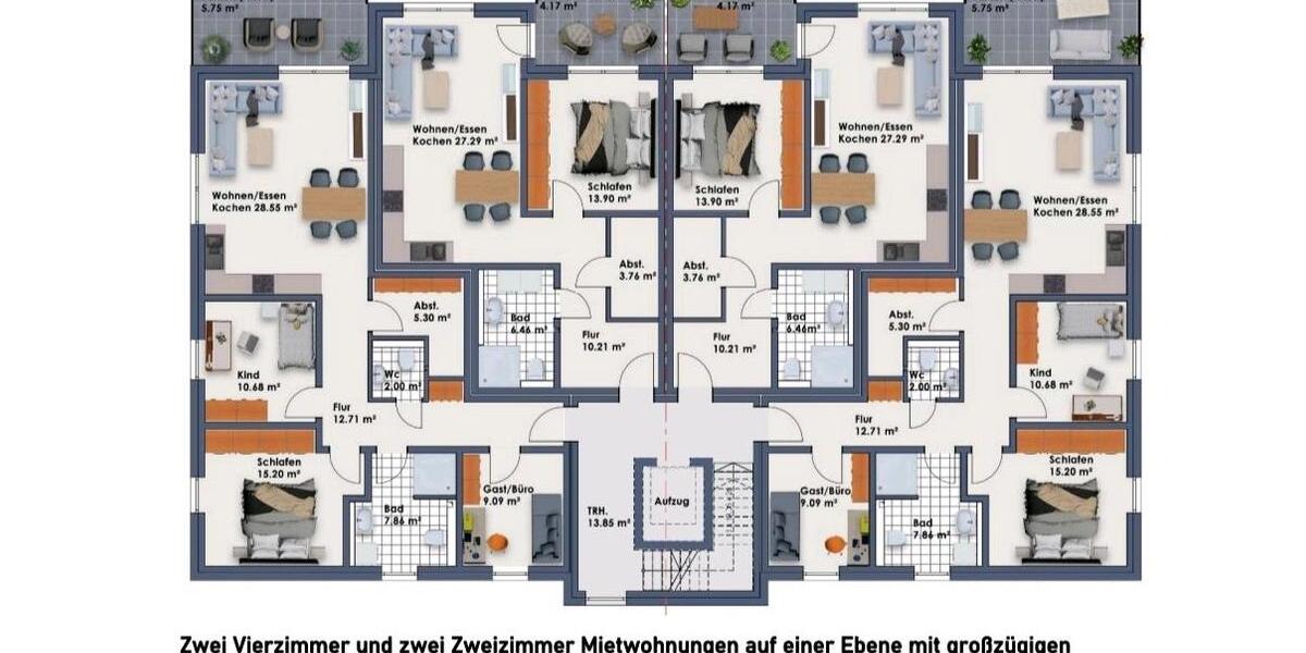 Minderheide 2 zimmer