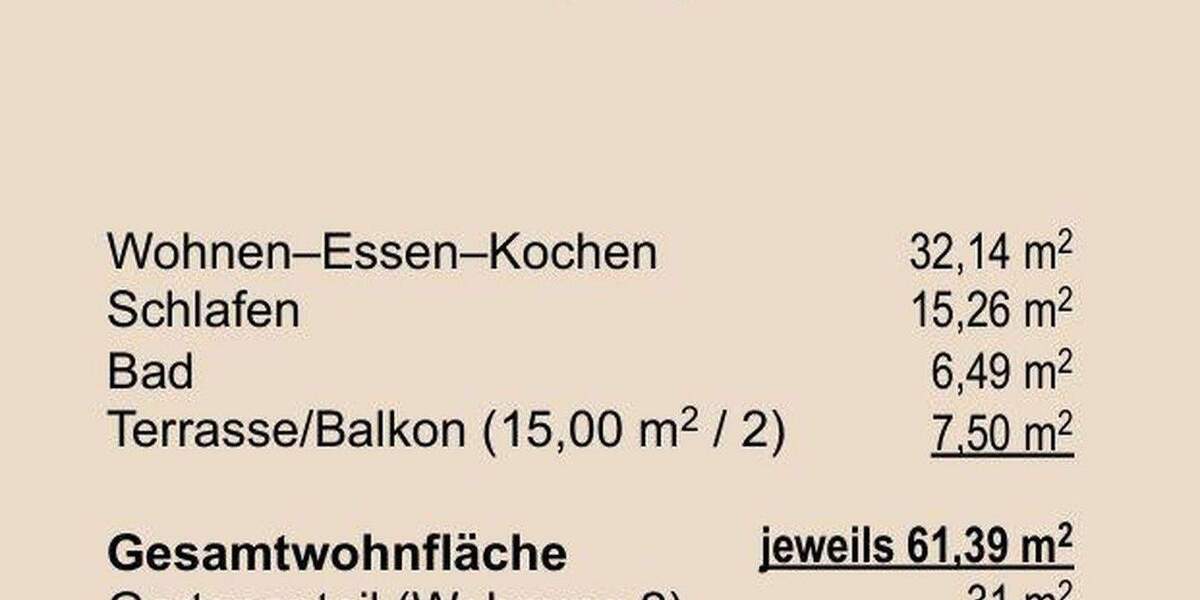 Etagenwohnung Schierling - 2 Zimmer, 61 m&sup2;, 760&euro; | Angebot:25711064