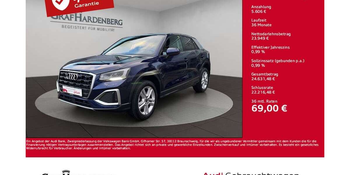Audi Q2 21.500 km 29.555 &euro; Lahr 77933
