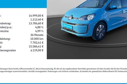 VW e-up! 42.105 km 14.768 &euro; Nordhausen 99734