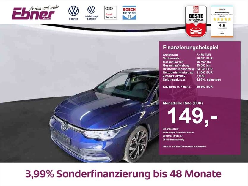 VW Golf 11.600 km 28.800 € Albbruck 79774