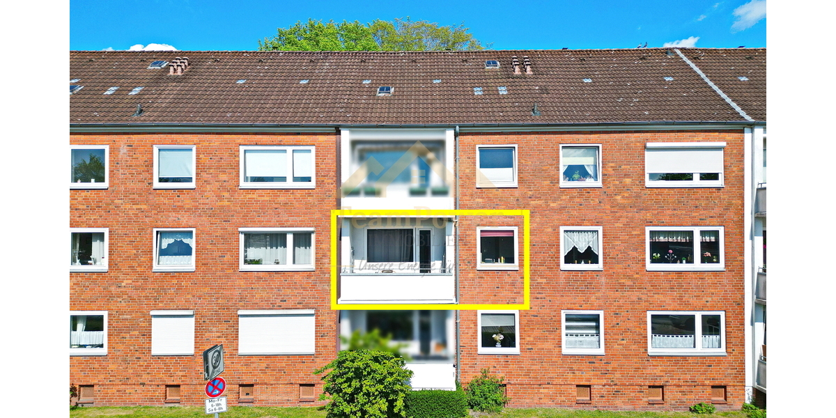 Kompakt, charmant, stadtnah – ETW mit Südbalkon - Etagenwohnung Kiel Ellerbek | Angebot:26943585