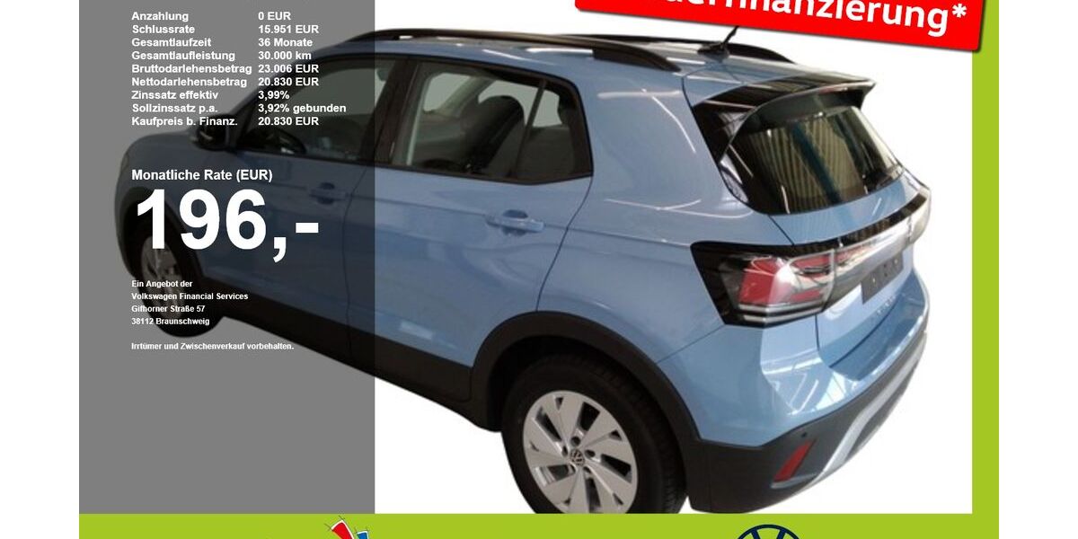 VW T-Cross 4.195 km 20.710 &euro; Mainburg 84048