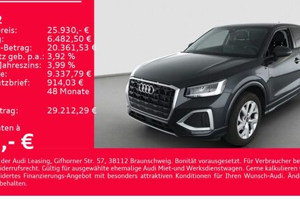 Audi Q2 9.400 km 25.930 &euro; Heilbronn 74074