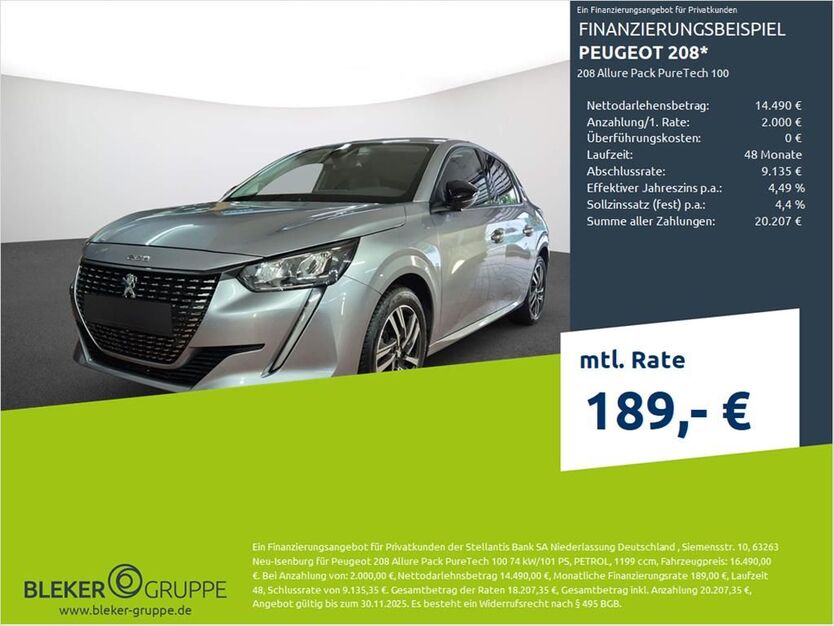 Peugeot 208 66.437 km 16.490 € Münster - Amelsbüren 48163