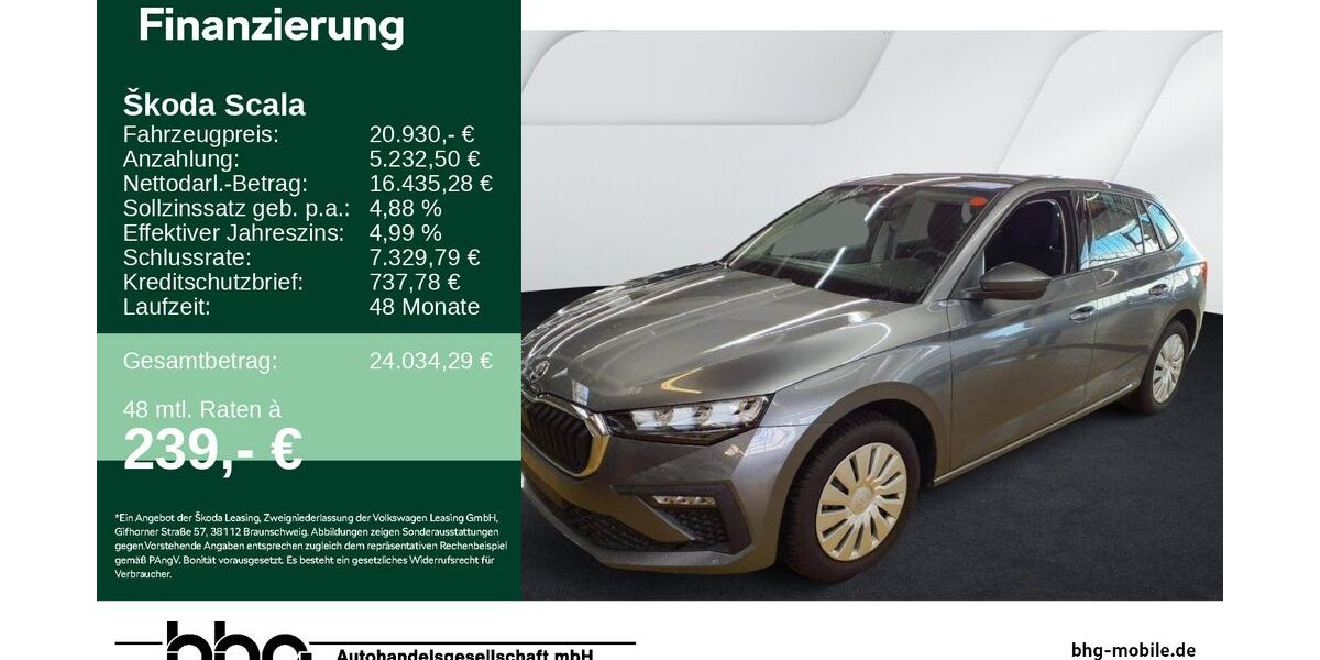 Skoda Scala 11.997 km 20.930 &euro; Freiburg 79115