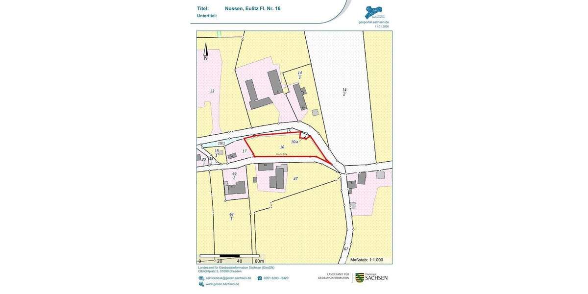 Grundstück Nossen Eulitz - 39.000&euro; | Angebot:25696967