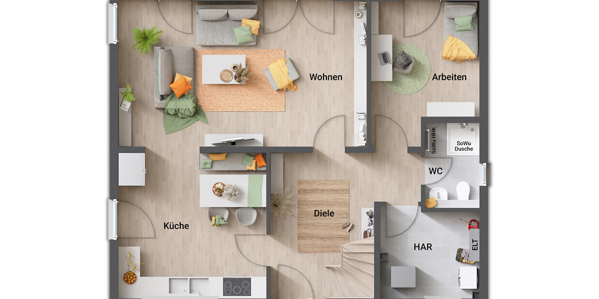 Einfamilienhaus Magdala - 5 Zimmer, 153 m&sup2;, 448.100&euro; | Angebot:25748827
