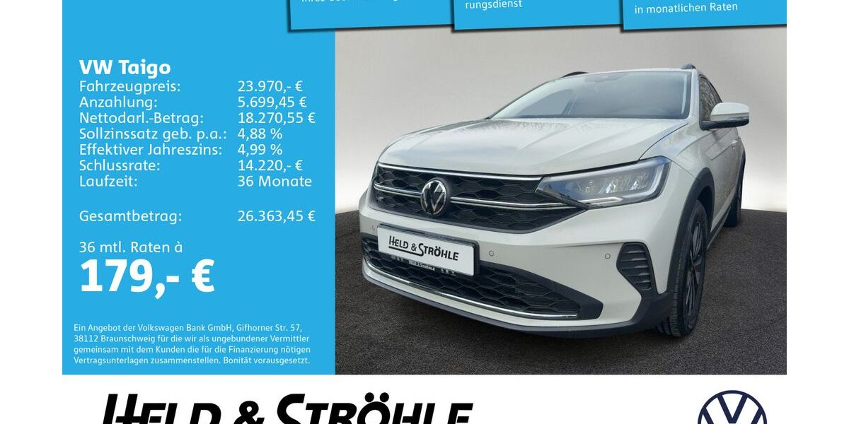 VW Taigo 13.207 km 23.970 &euro; Ulm 89077