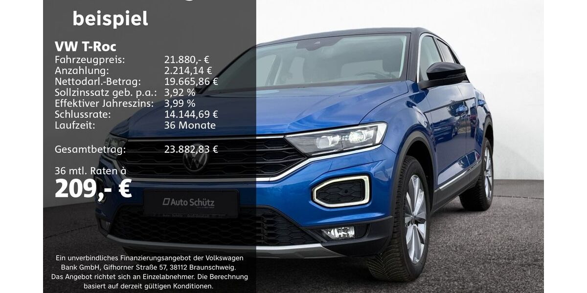 VW T-Roc 55.911 km 21.880 &euro; Groß-Umstadt 64823