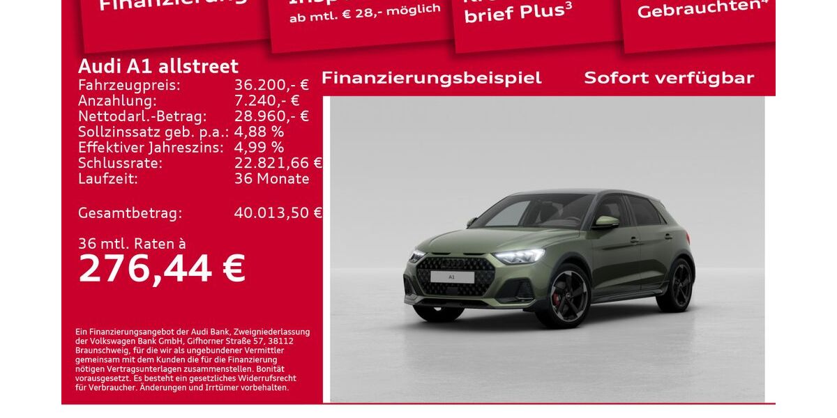 Audi A1 6.001 km 35.990 &euro; Berlin 12489