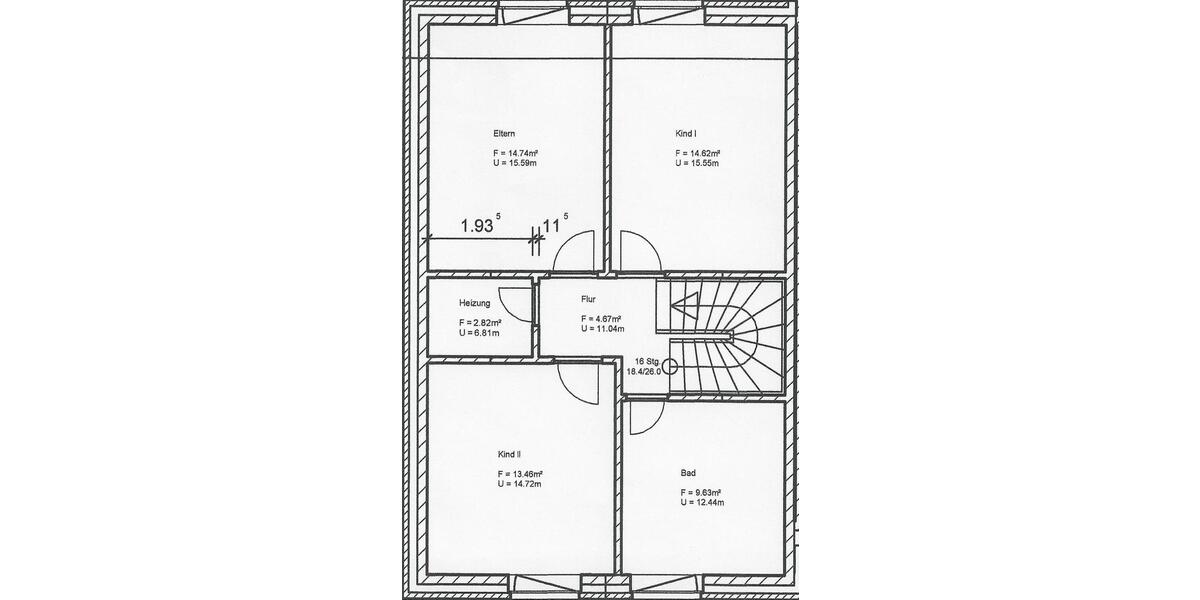 Reihenhaus Westoverledingen - 4 Zimmer, 112 m&sup2;, 309.000&euro; | Angebot:26847524