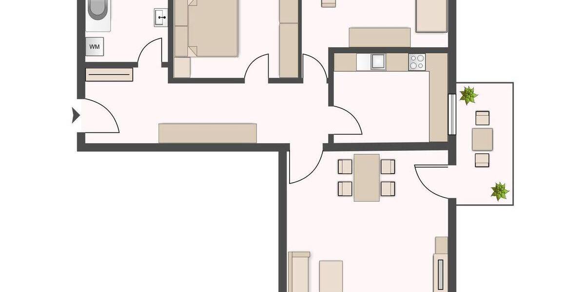 Etagenwohnung Großpostwitz/O.L. Großpostwitz - 3 Zimmer, 63 m&sup2;, 75.000&euro; | Angebot:26568894