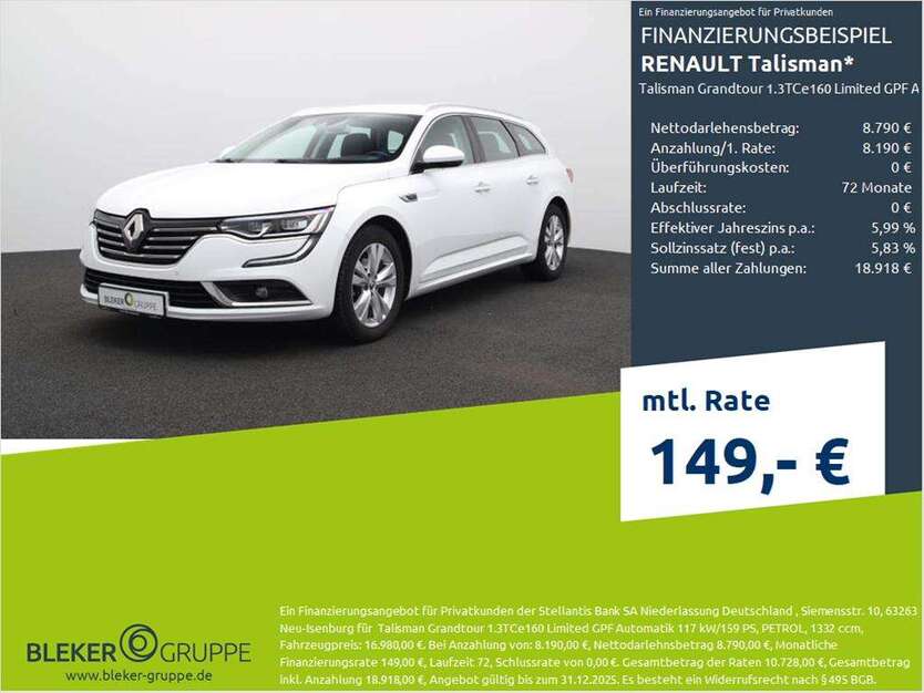 Renault Talisman 39.163 km 16.980 € Borken 46325