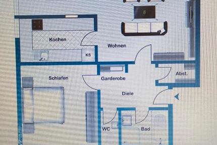 Wohnung 3 ZKB 2 zimmer