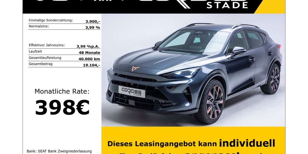 Cupra Formentor 7.999 km 46.900 &euro; Stade 21680