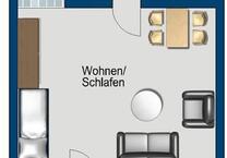 Etwas besonderes: interessantes 1-Zimmer-Appartment