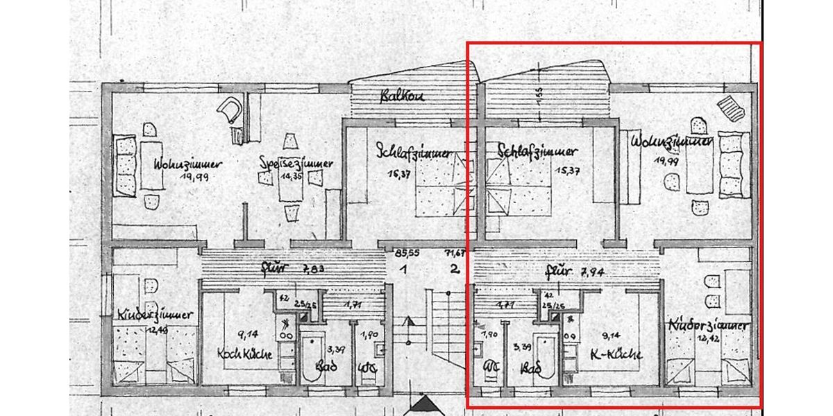 Haunwöhr - provisionsfreie 3-Zi-Whg Garten,Keller&Stellplatz am Luitpoldpark - Appartement Ingolstadt Münchener Straße | Angebot:27217307
