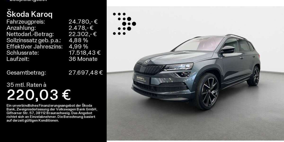 Skoda Karoq 67.183 km 24.780 &euro; Hofheim Am Taunus 65719