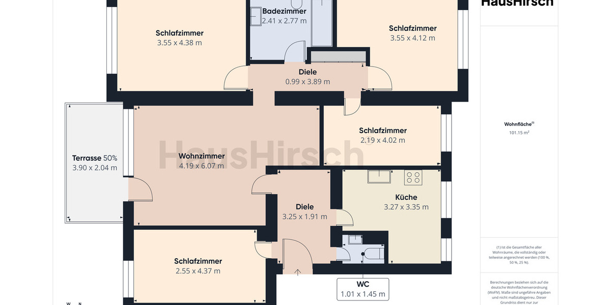 Etagenwohnung Gilching Talhof - 5 Zimmer, 99 m&sup2;, 339.950&euro; | Angebot:25784341