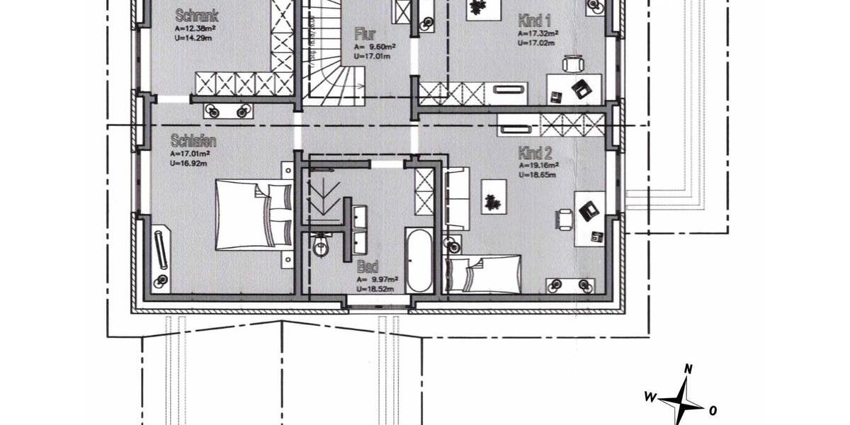 Einfamilienhaus Syke - 7 Zimmer, 214 m&sup2;, 1.980&euro; | Angebot:26072922